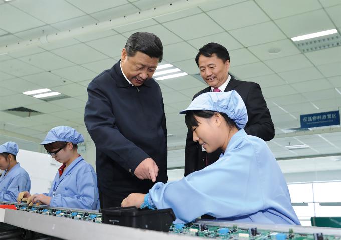 國(guó)家主席習(xí)近平同志視察威勝